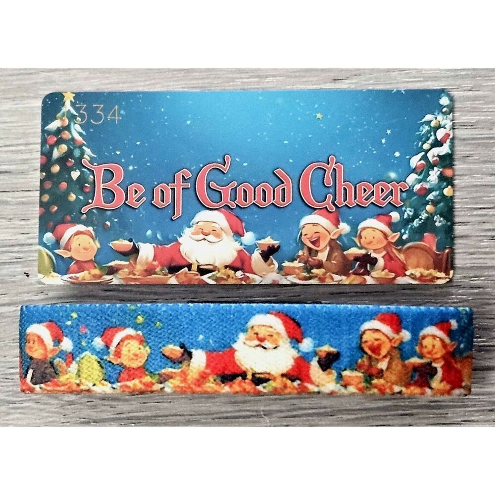 ZOX "BE OF GOOD CHEER" #1334 ADVENT DAY 7 INTERACTIVE MED COLLECTIBLE WRISTBAND